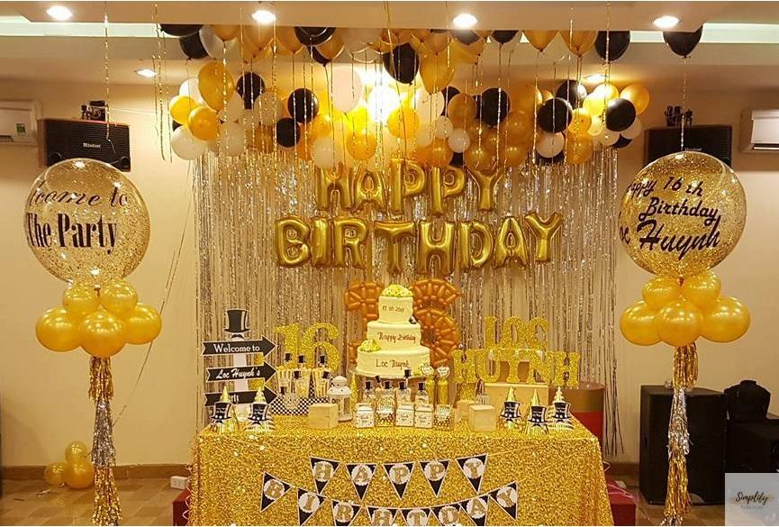 Rèm kim tuyến cho sinh nhật